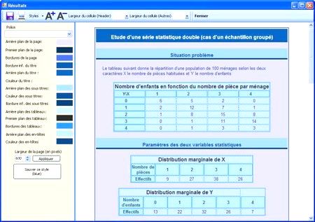 Résultats de StatBac