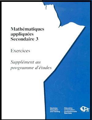 Mathématiques appliquées Semndaire 3