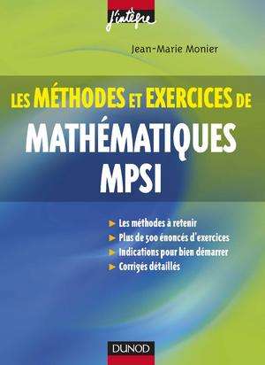 LES MÉTHODES ET EXERCICES DE MATHÉMATIQUES MPSI