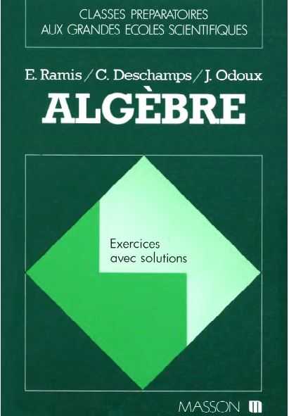 Algebre Exercices Avec Solutions