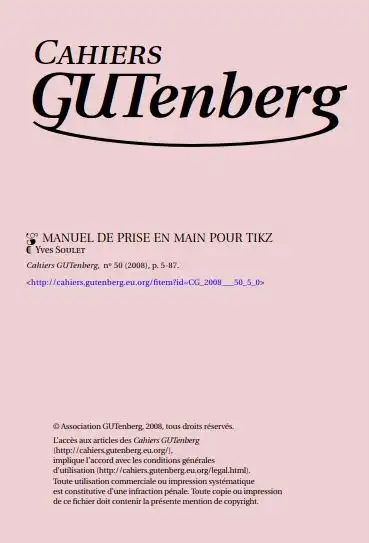 GUTenberg - Manuel de prise en main pour TikZ (LaTeX)