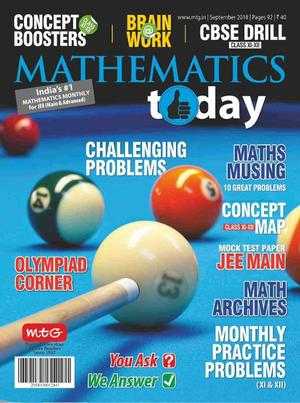 MATHEMATICS TODAY SEPTEMBER 2018