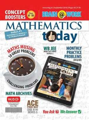 Mathematics Today September 2016