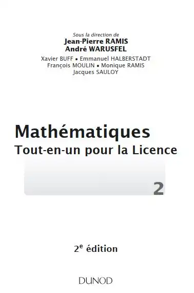 Mathématiques Tout en un pour la Licence 2