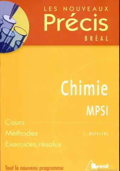 Precis Chimie MPSI