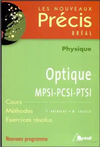 Précis Optique PMSI-PCSI-PTSI