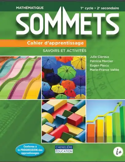 Sommets Mathématique 1er cycle 2ème Secondaire