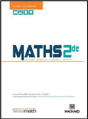 Maths 2de 2014