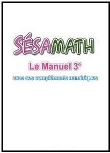 SésaMaths le manuel 3e