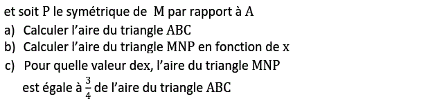 Activités algébriques: Exercice 67