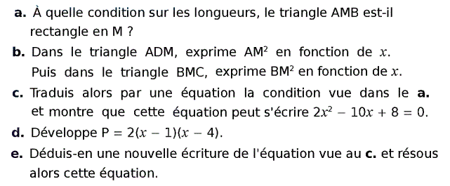 Activités algébriques: Exercice 71