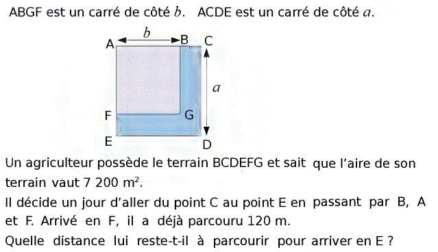 Activités algébriques: Exercice 68