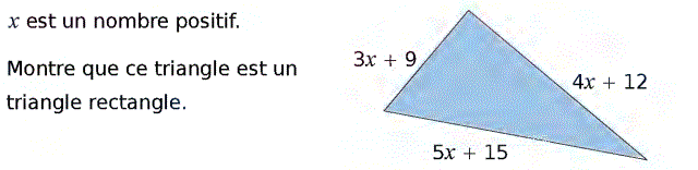 Activités algébriques: Exercice 18