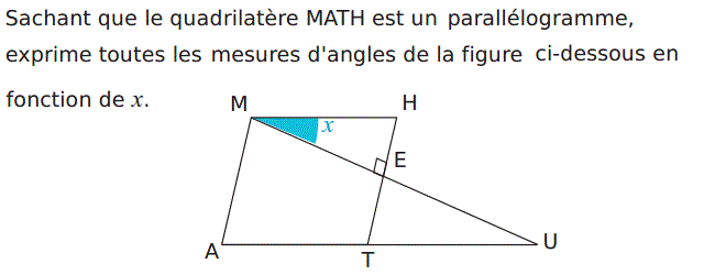 Activités algébriques: Exercice 56