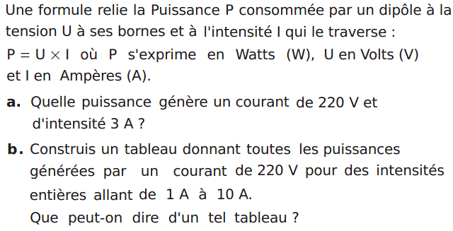 Activités algébriques: Exercice 74