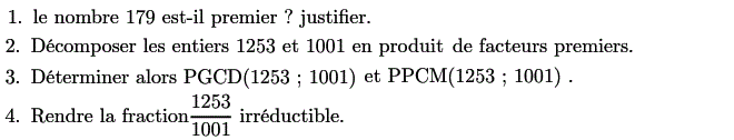 Activités numériques I: Exercice 77