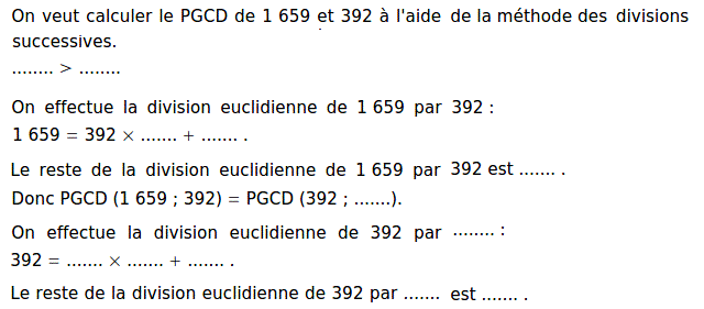 Activités numériques I: Exercice 61