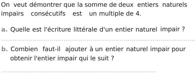 Activités numériques I: Exercice 26