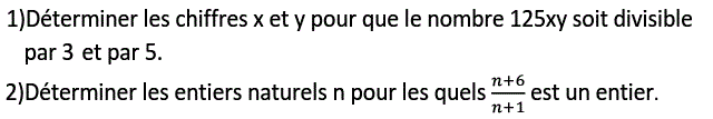 Activités numériques I: Exercice 11