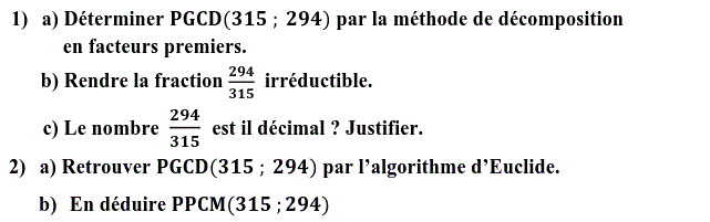 Activités numériques I: Exercice 72