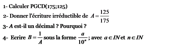 Activités numériques I: Exercice 45