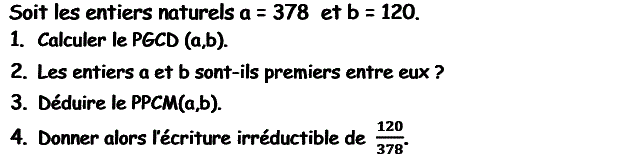 Activités numériques I: Exercice 52