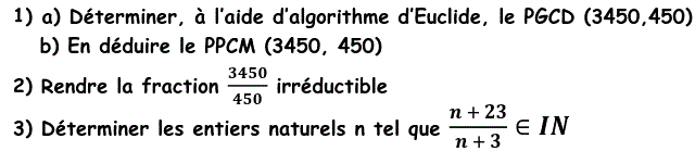 Activités numériques I: Exercice 61