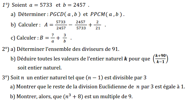 Activités numériques I: Exercice 25