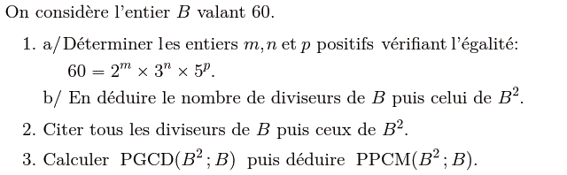 Activités numériques I: Exercice 60