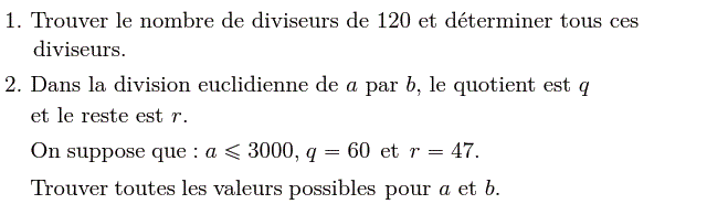 Activités numériques I: Exercice 28