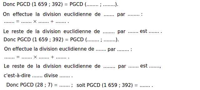 Activités numériques I: Exercice 61