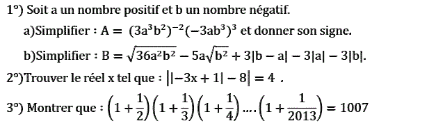 Activités numériques II: Exercice 107
