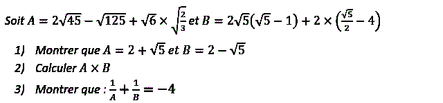 Activités numériques II: Exercice 29