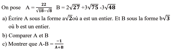 Activités numériques II: Exercice 30