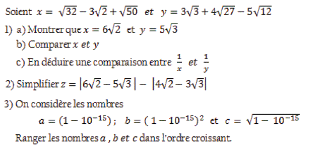 Activités numériques II: Exercice 112