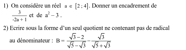 Activités numériques II: Exercice 76