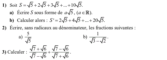 Activités numériques II: Exercice 51