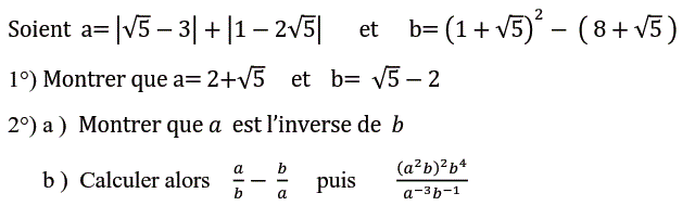 Activités numériques II: Exercice 13