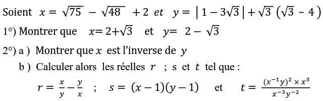 Activités numériques II: Exercice 70