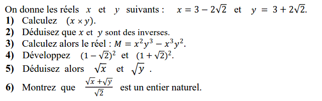 Activités numériques II: Exercice 41