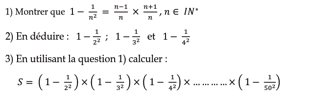 Activités numériques II: Exercice 6