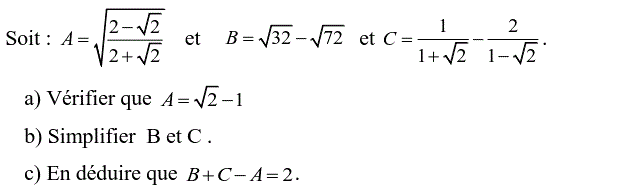 Activités numériques II: Exercice 44