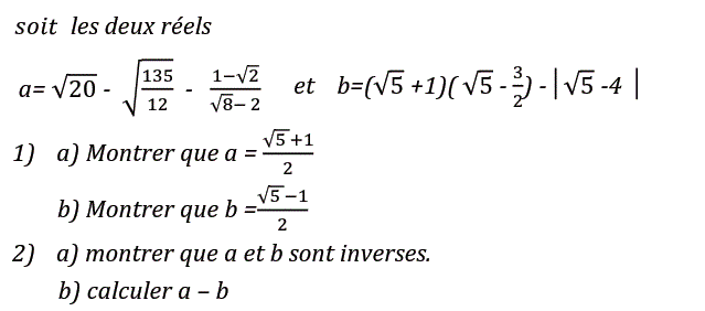 Activités numériques II: Exercice 45