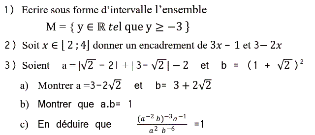 Activités numériques II: Exercice 102