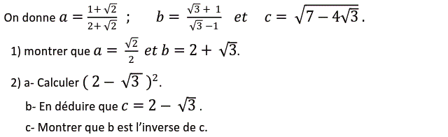 Activités numériques II: Exercice 43