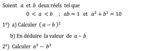 Activités numériques II: Exercice 6