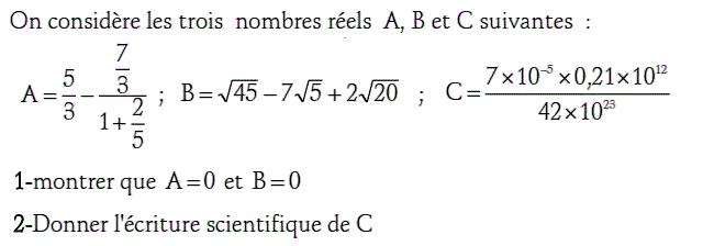 Activités numériques II: Exercice 11