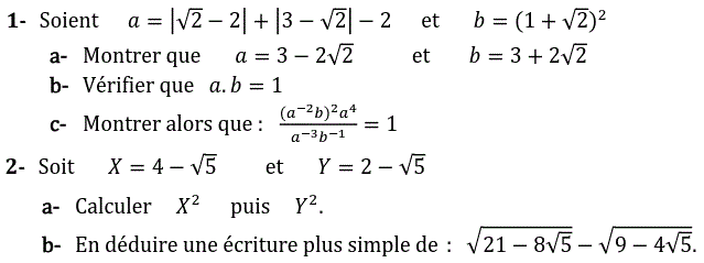 Activités numériques II: Exercice 12