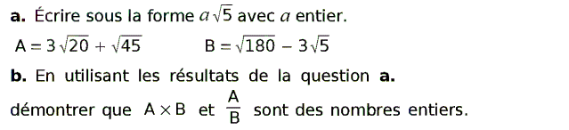 Activités numériques II: Exercice 51