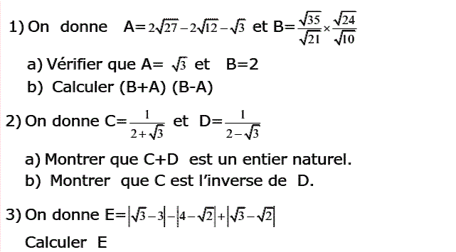 Activités numériques II: Exercice 101